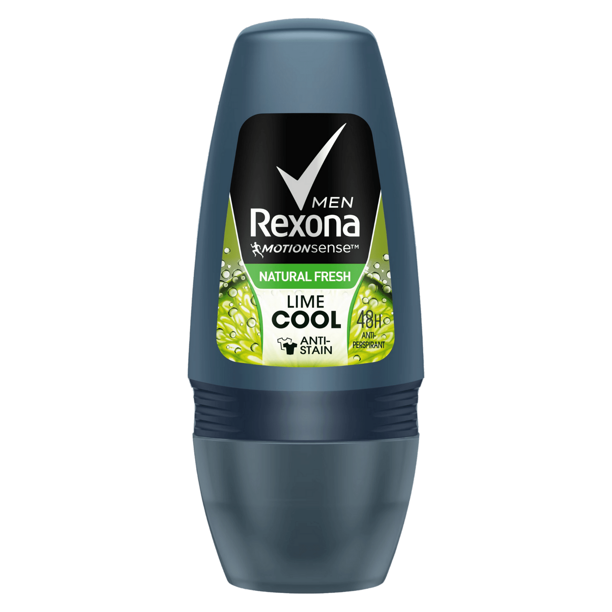 Rexona Men Natural Fresh Lime Cool Roll On 50ml skinstash in Pakistan