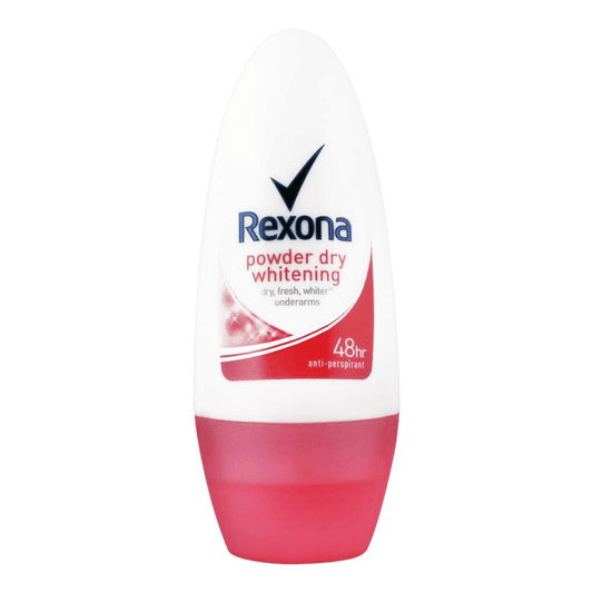 Rexona Powder Dry Whitening Roll-On Deodorant, 50ml skinstash in Pakistan