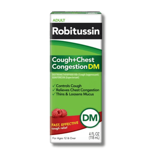 Buy Robitussin Max Strength Cough Congestion DM and Cold Medicine, (118ml) In Pakistan From SkinStash!