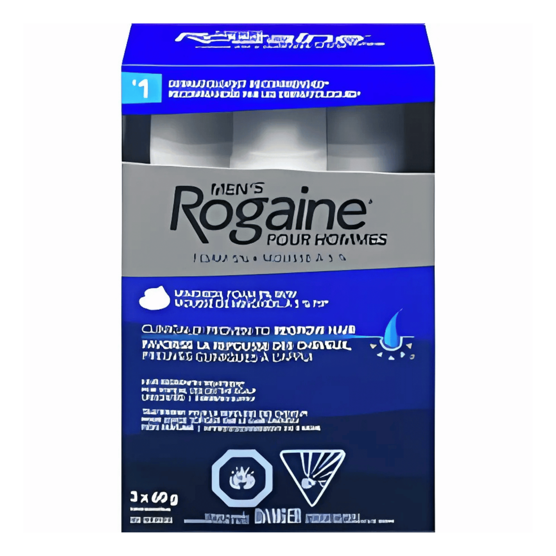Rogaine Pour Hommes Foam 5% Mousse À 5% (Canadian Variant) available at skinstash.pk