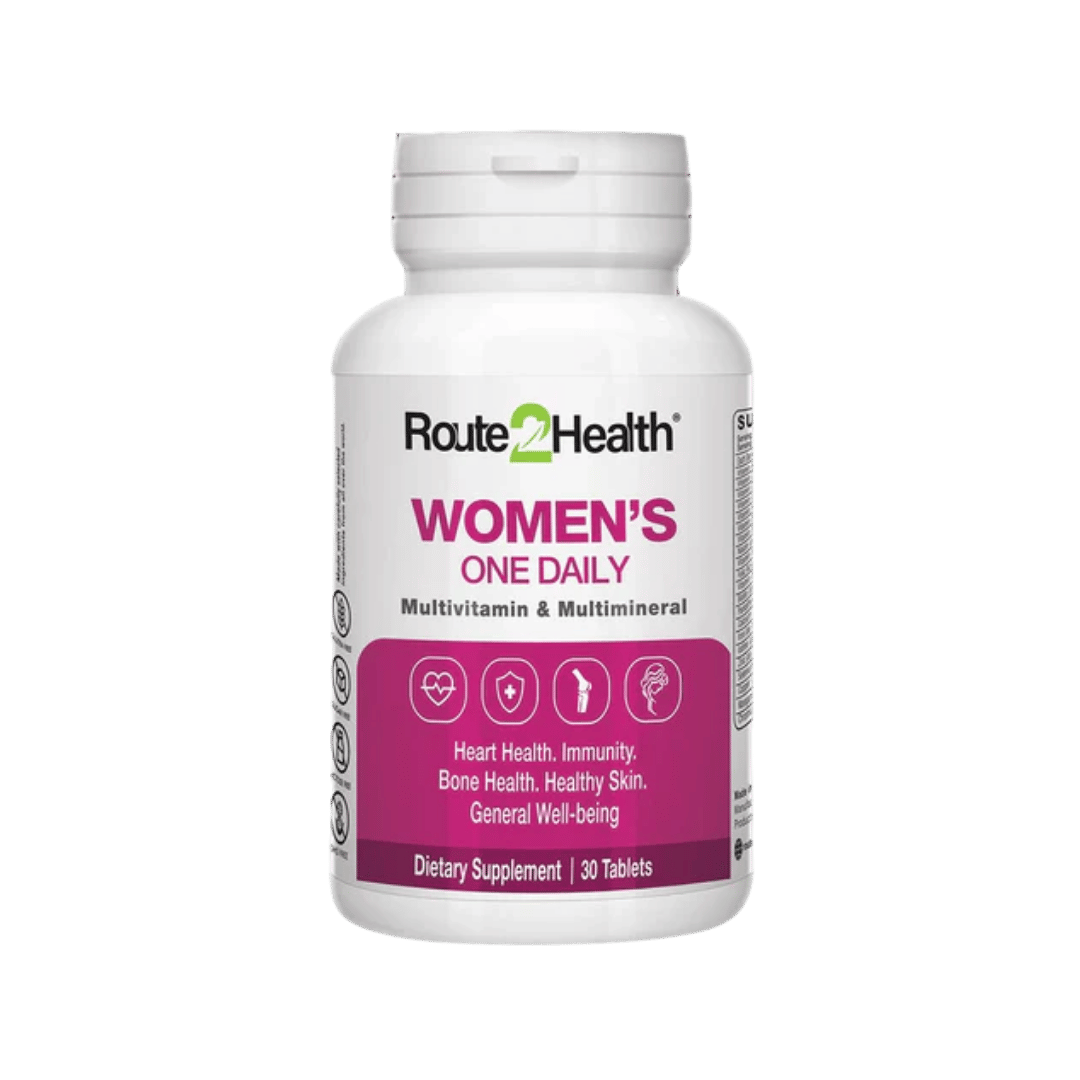 Route2Health Women’s One Daily Multivitamin (30 Tablets) – complete daily nutritional support for women’s health, energy, and immunity at Skinstash.pk