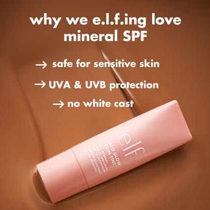 E.l.f. Halo Glow Skin Tint Mineral SPF 50 (30ml)