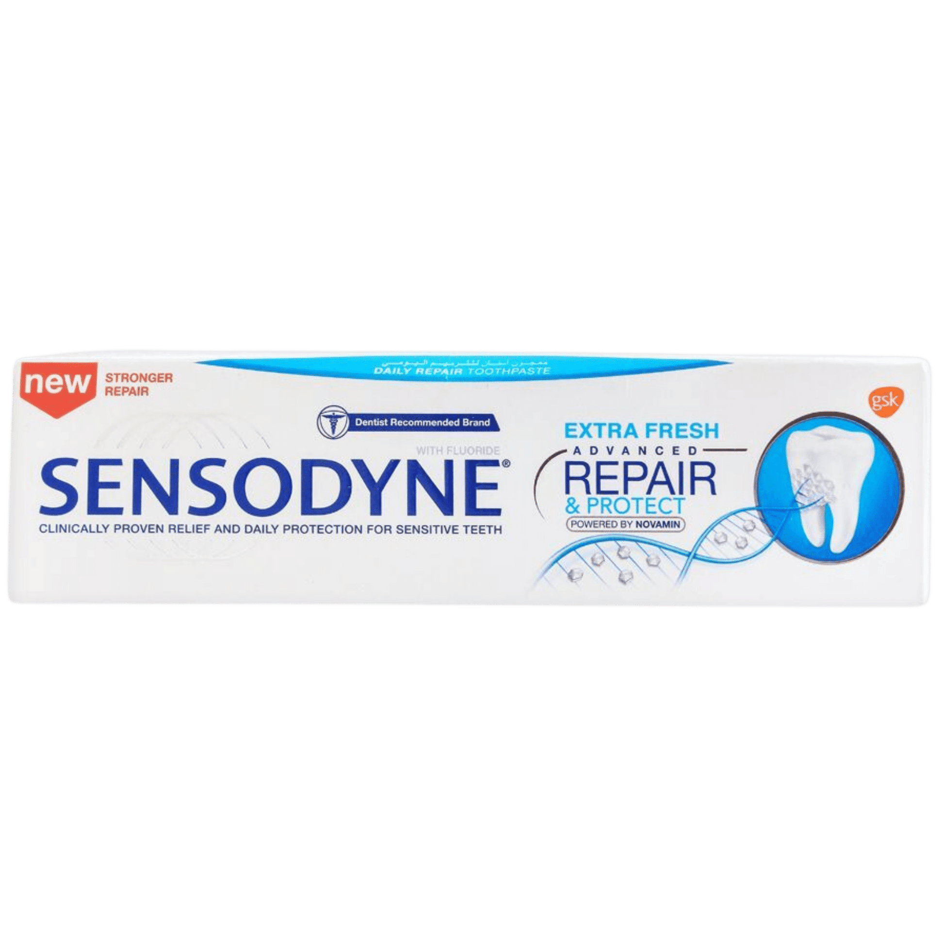 Sensodyne Extra Fresh Advanced Repair & Protect Toothpaste 75ml skin Stash Pakistan 