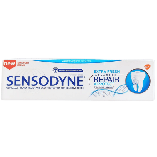 Sensodyne Extra Fresh Advanced Repair & Protect Toothpaste 75ml skin Stash Pakistan 