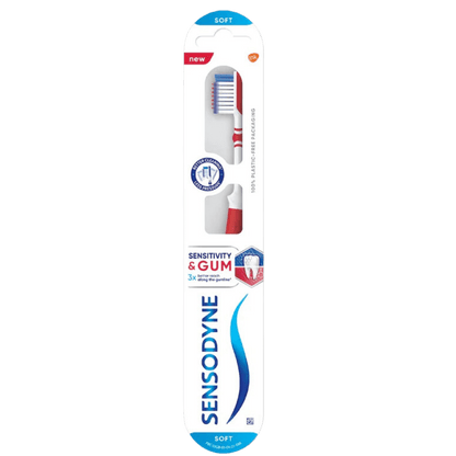 Sensodyne Sensitivity & Gum Toothbrush Soft Skin Stash in Pakistan