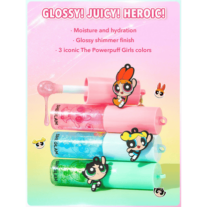 Sheglam Powerpuff Girls Super Trio Lip Gloss (6.5g)