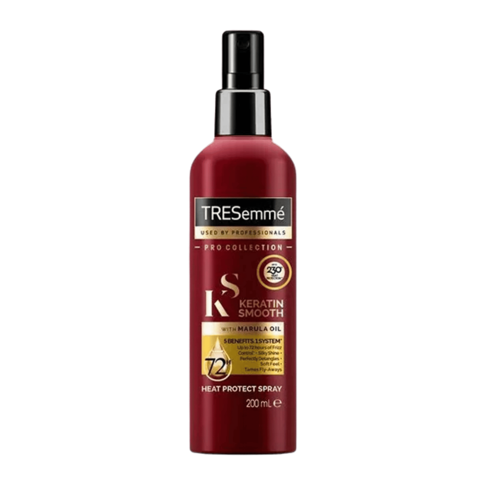TRESemmé Keratin Smooth Heat Protection Spray 200ml – Shields hair from heat damage for sleek, frizz-free styling Available at skinstash.pk