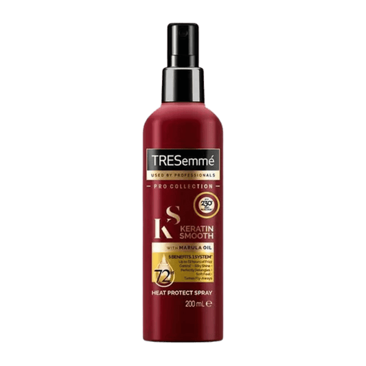 TRESemmé Keratin Smooth Heat Protection Spray 200ml – Shields hair from heat damage for sleek, frizz-free styling Available at skinstash.pk