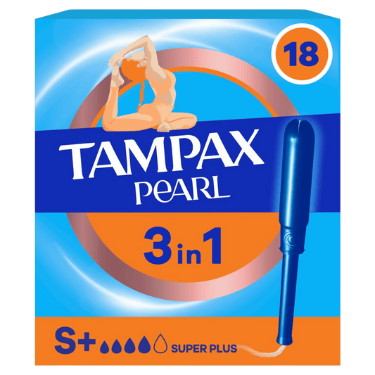 Tampax Pearl Super Tampons (18Count)