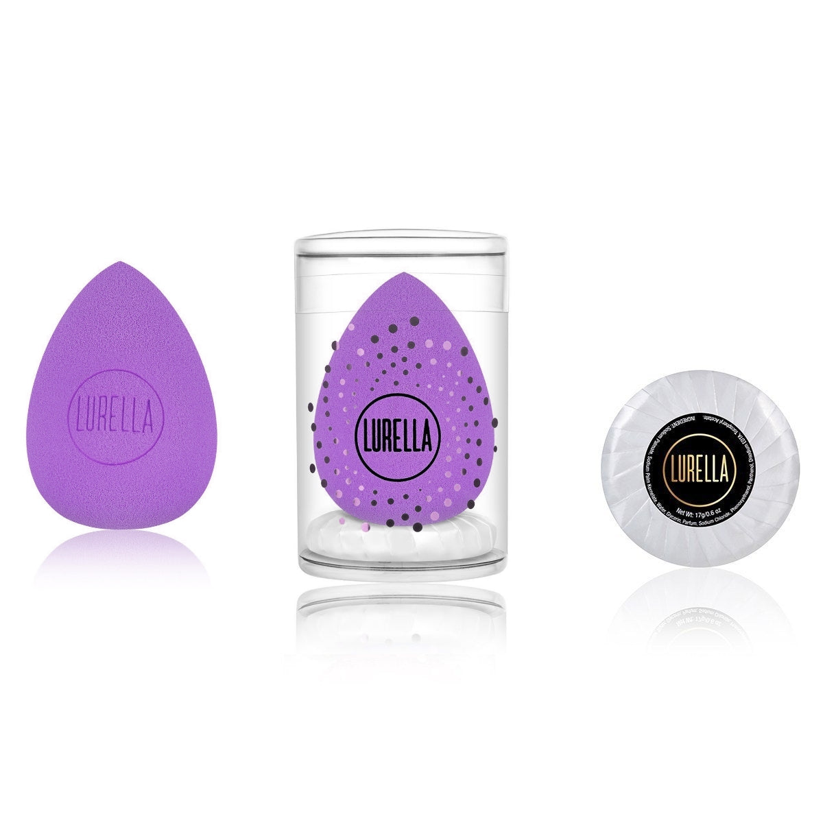 Lurella Cosmetics Teardrop Beauty Sponge - Purple