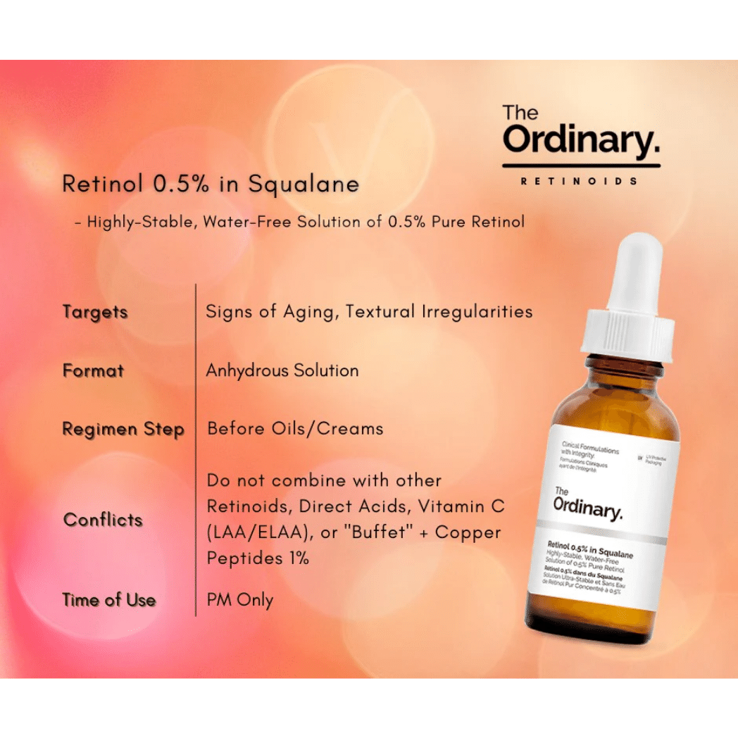 T Ordinary Retinol 0.5% in Squalane (30ml)