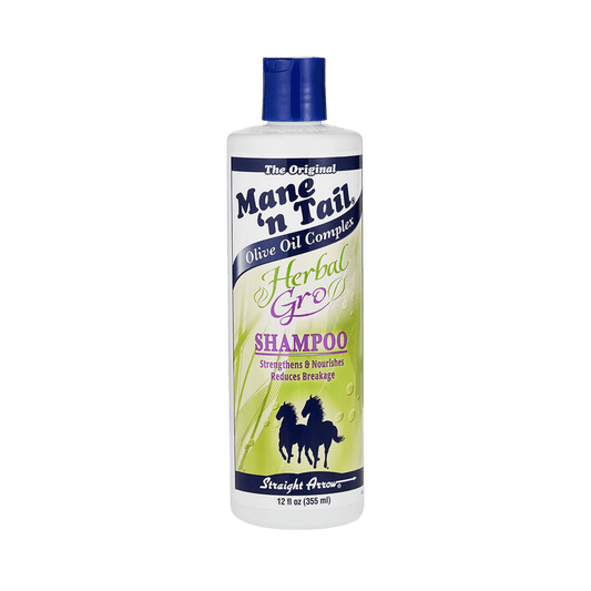 The Original Mane n Tail Olive Oil Complex Herbal Gro Shampoo Strengthens and Nourishes Reduces Breakage (355ml)