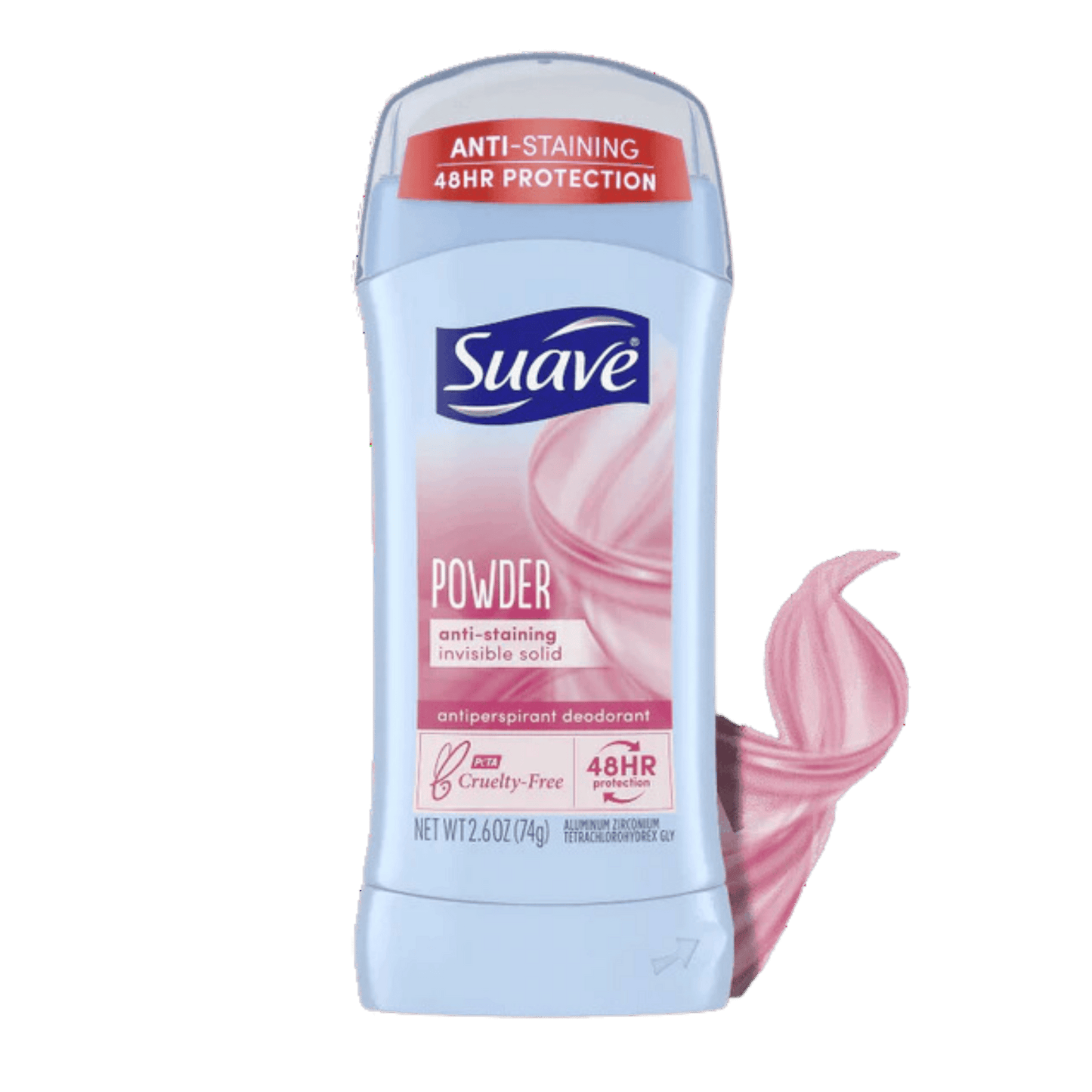 Suave Invisible Solid Deodorant Stick(74g)