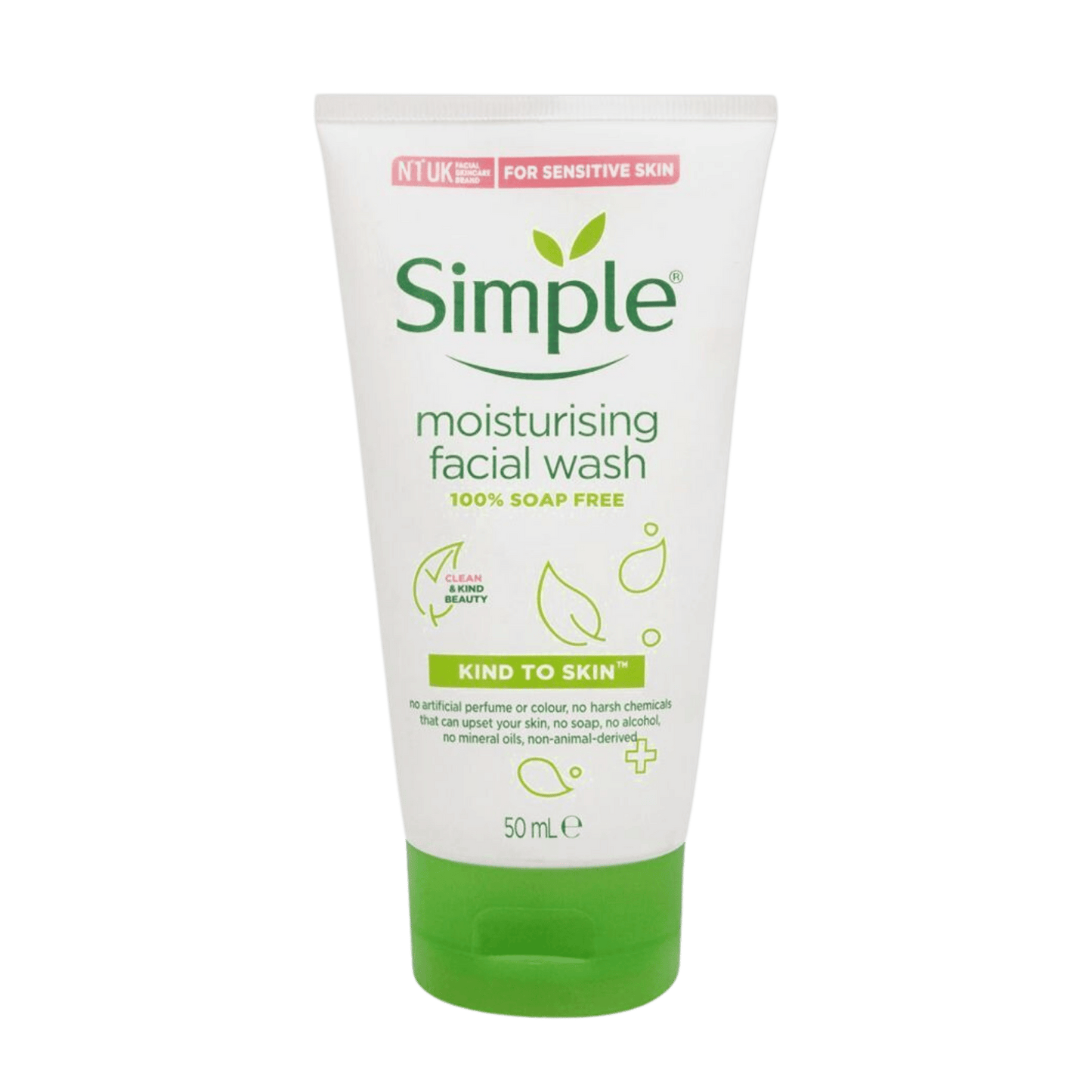 Simple Moisturising Facial Wash Kind To Skin On Skinstash