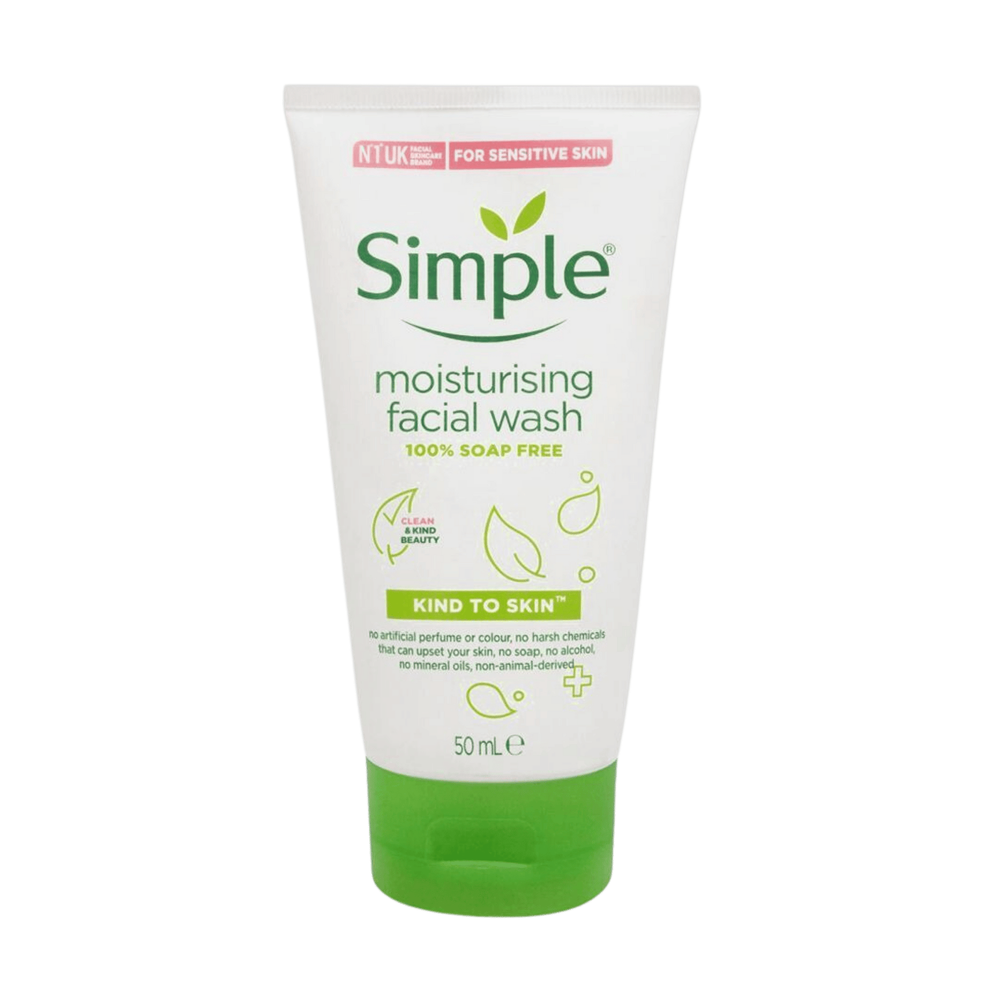 Simple Moisturising Facial Wash Kind To Skin On Skinstash