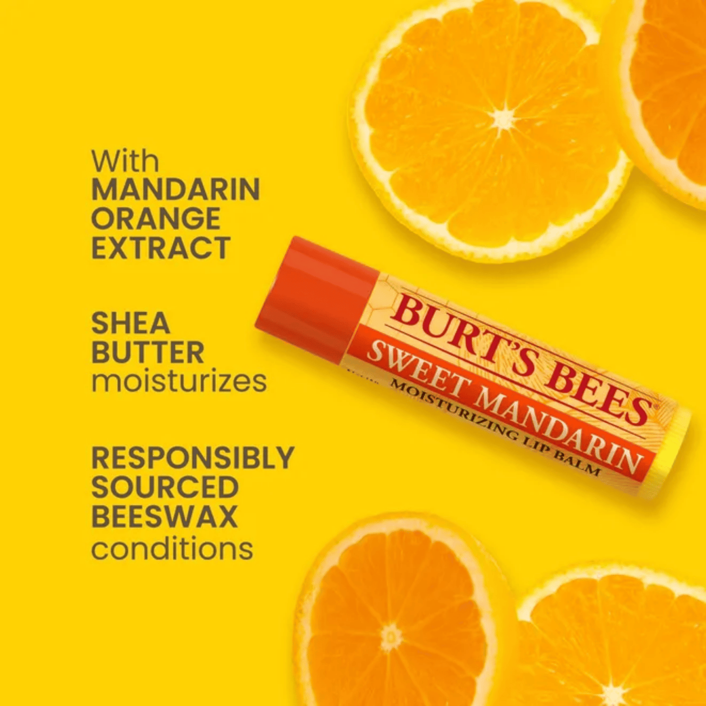 Burt's Bees Freshly Picked Lip Balm 4-Pack (4.25g Each)