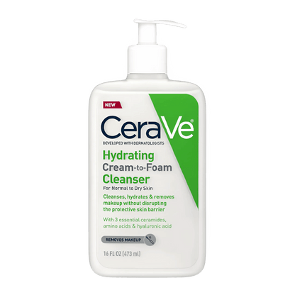 Cerave Hydrating Cream-to-Foam Cleanser