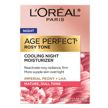 L'Oreal Paris Age Perfect Rosy Tone Night Cream - Refreshing Moisturizer for Even Skin Tone in Pakistan
