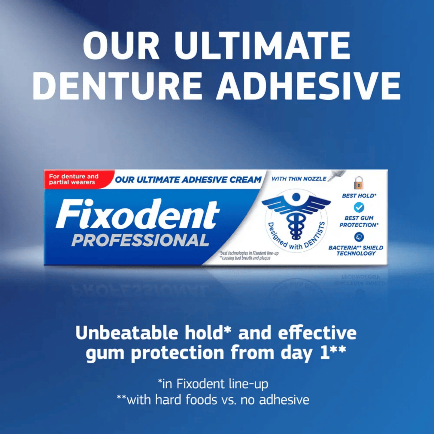 Reliable Fixodent Professional Ultimate Adhesive Cream (40g) Available in Pakistan
