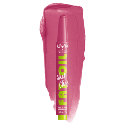 NYX Fat Oil Slick Lip Balm 2g providing shine and moisture for soft lips in Pakistan