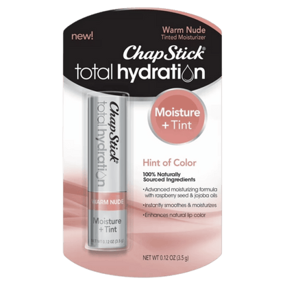 ChapStick Total Hydration Lip Balm 0.12oz with moisture and tint for nourished lips, available in Pakistan