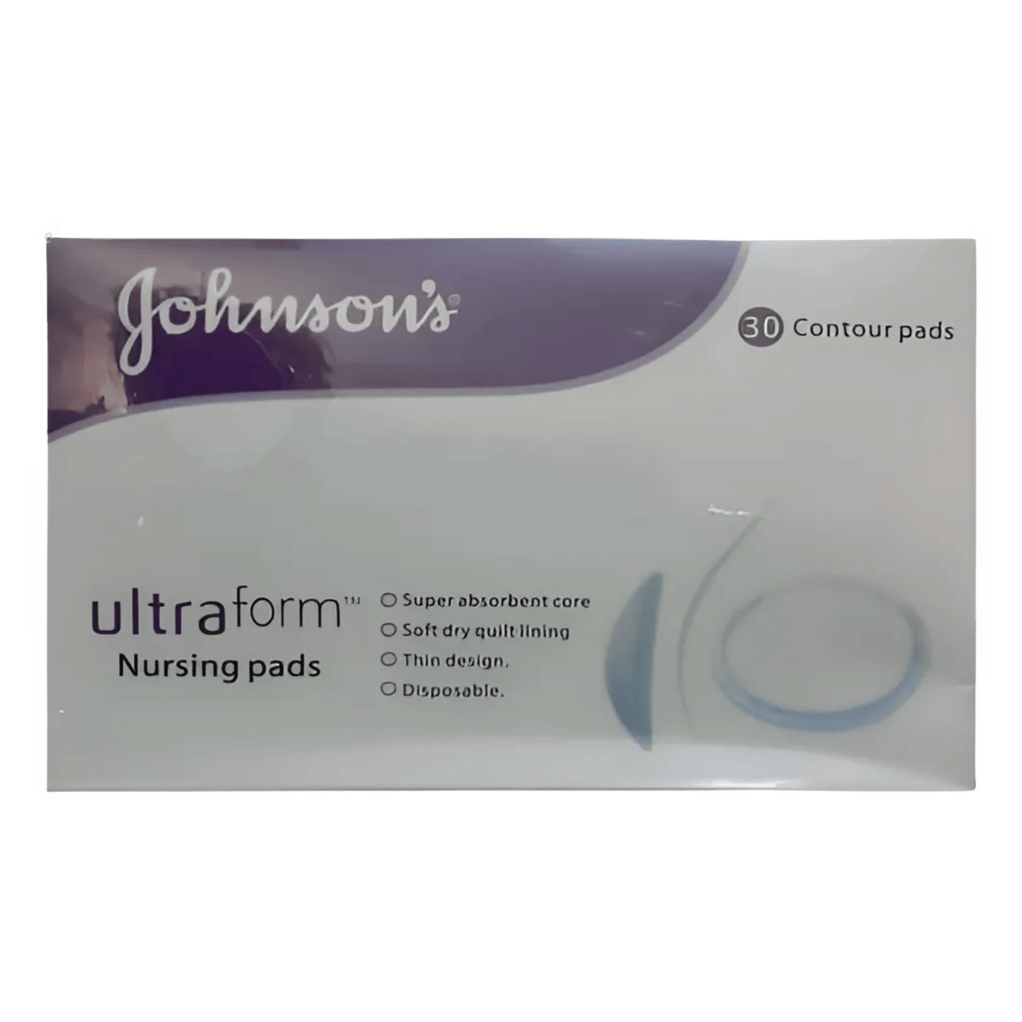 Johnson's Ultraform Nursing Pads 30 Contour Pads