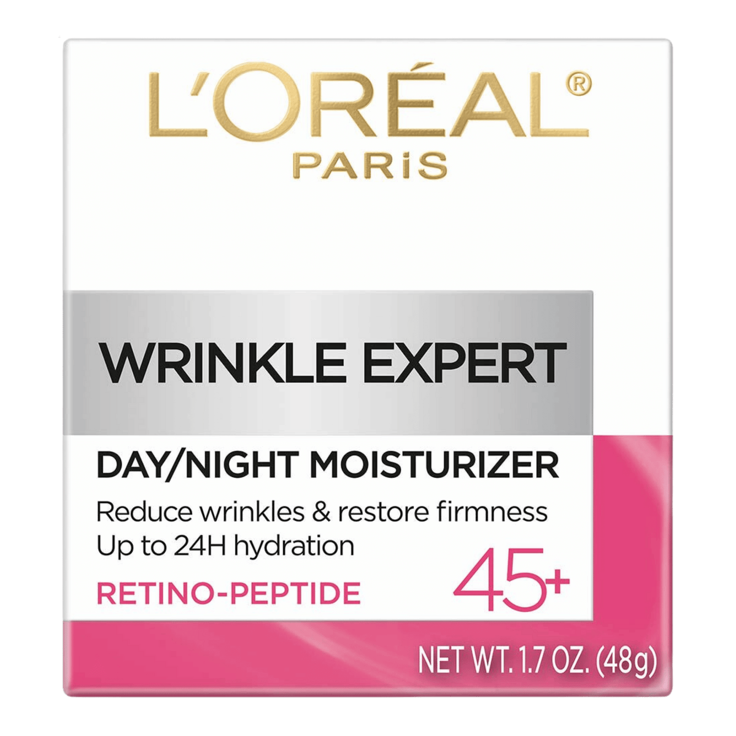 L'Oreal Paris Wrinkle Expert 45+ Anti-Aging Face Moisturizer with Retino-Peptide (48ml)