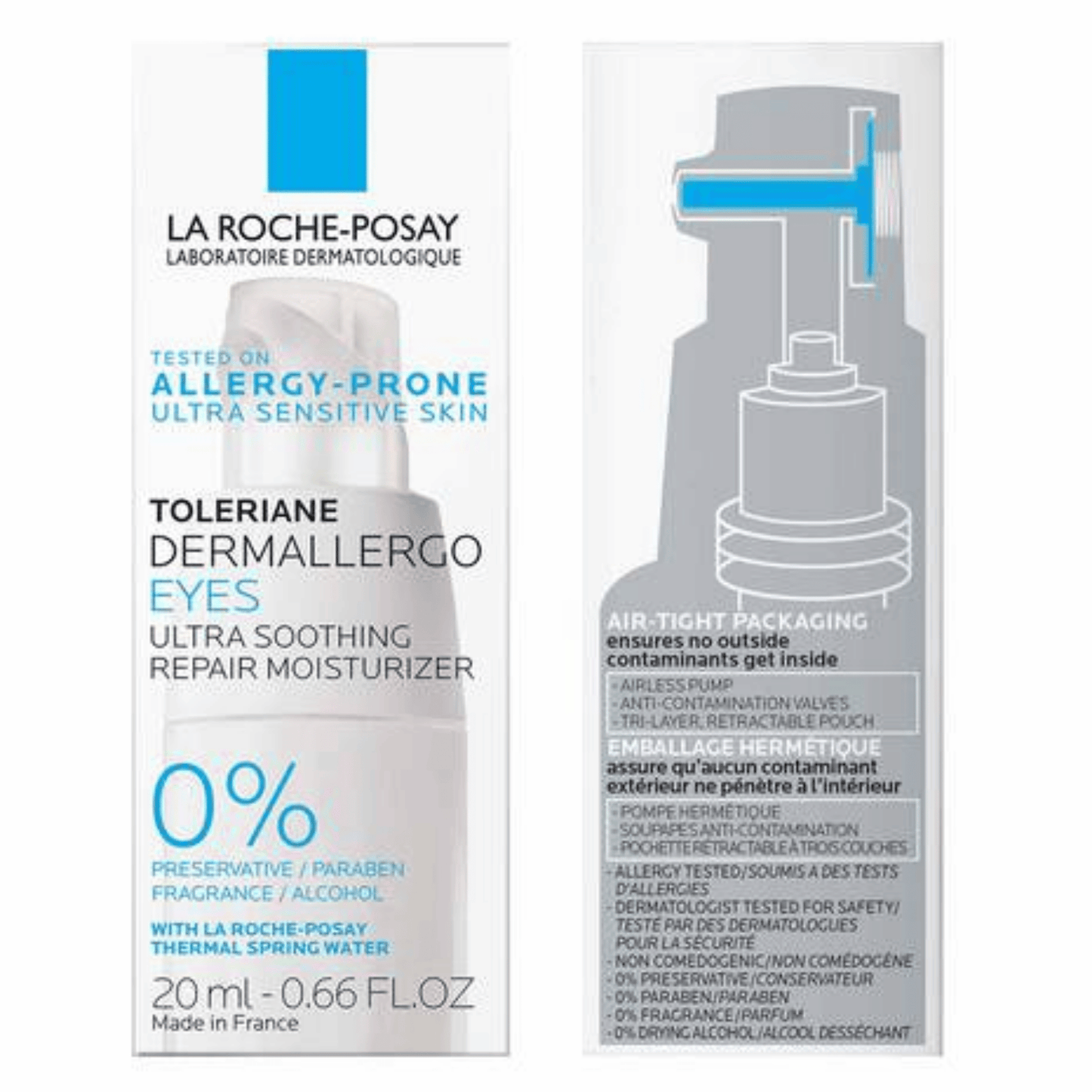 La Roche Posay - Toleriane Dermallergo Ultra Soothing Eyes Repair Moisturizer (20)