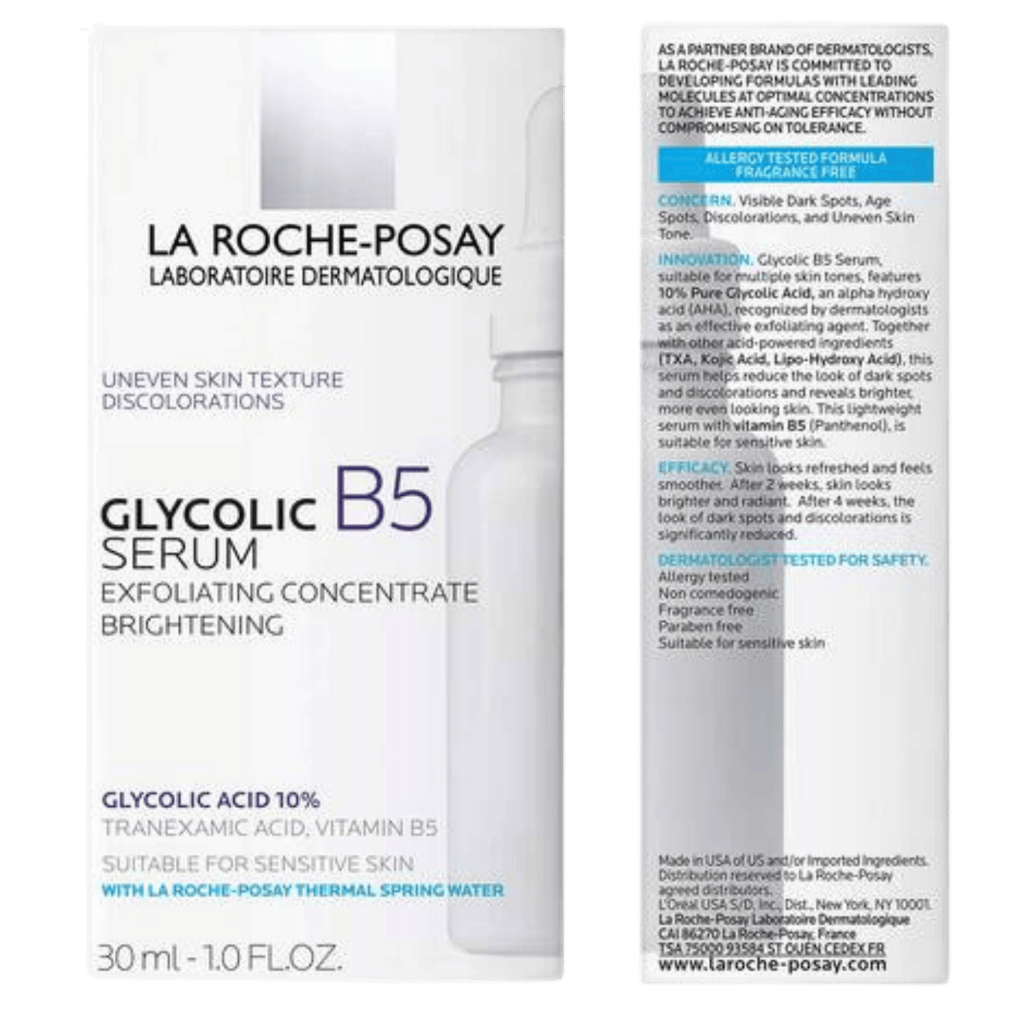 La Roche Posay Glycolic B5 Dark Spot Corrector Face Serum(30ml)