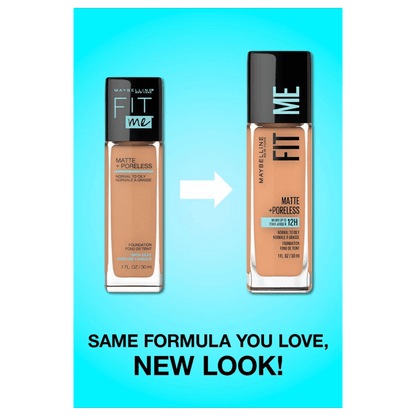 Maybelline Fit Me Matte + Poreless Liquid Oil-Free Foundation (30ml)