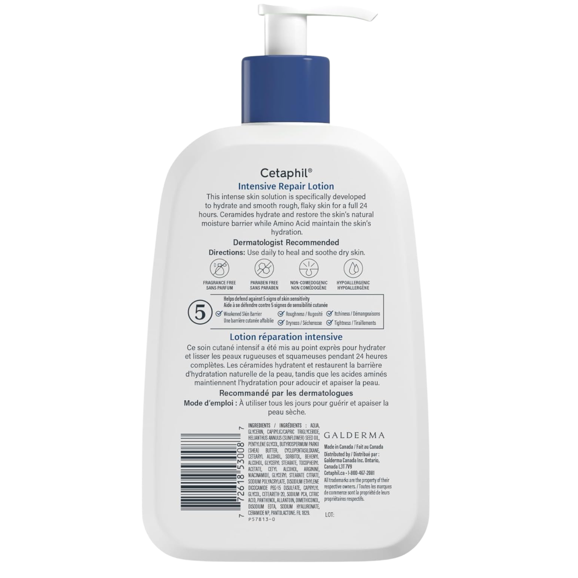 Original Cetaphil Intensive Repair Lotion with Ceramides 