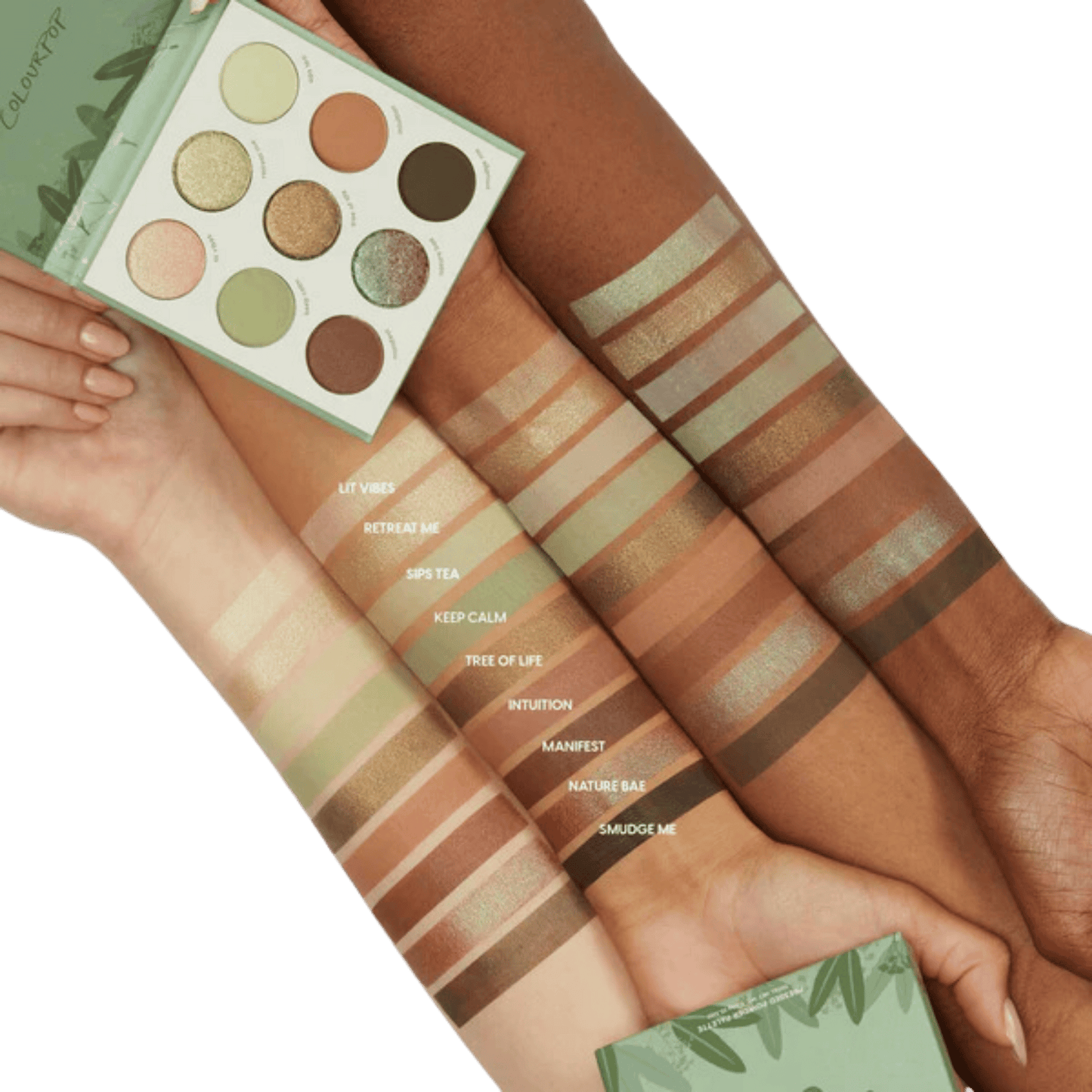 Colourpop Sage The Day Pressed Powder Pallete (9g)