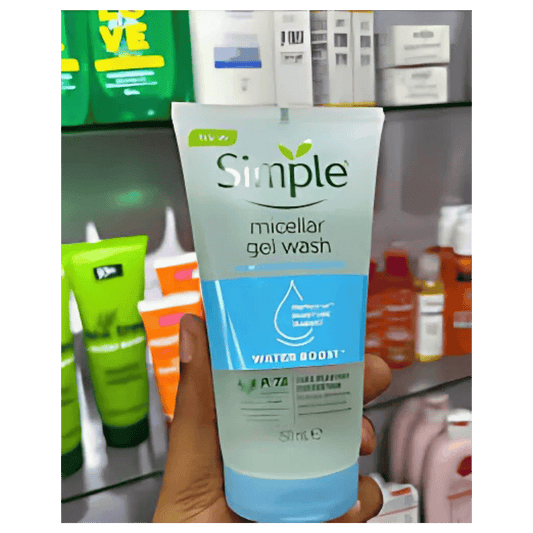 Buy Simple Water Boost Micellar Facial Gel Wash (150ml) In SkinStash!