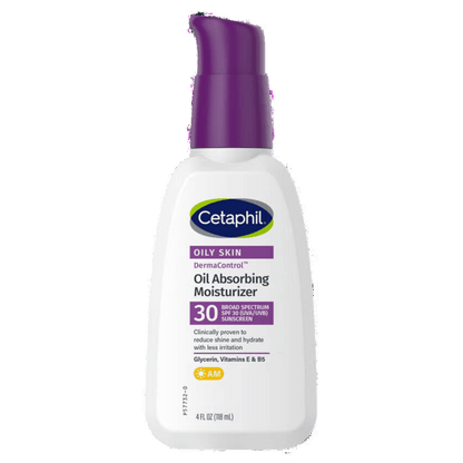 Cetaphil DermaControl Oil Absorbing Moisturizer SPF 30 (118ml) Exp: 10/2024