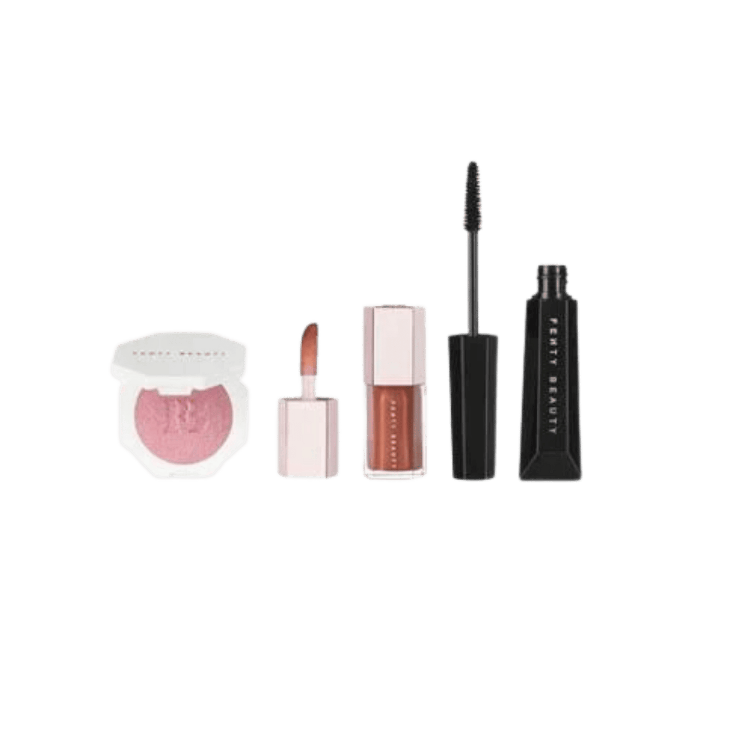 Fenty Beauty Fam Faves Kit: Mini Gloss Bomb, Mini Killawatt Freestyle Highlighter & Full-Size Hella Thicc Mascara