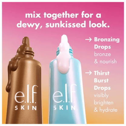 E.L.F The Hottest Drops Duo  Bronzing Drops Thirst Burst Drops Mini Kit