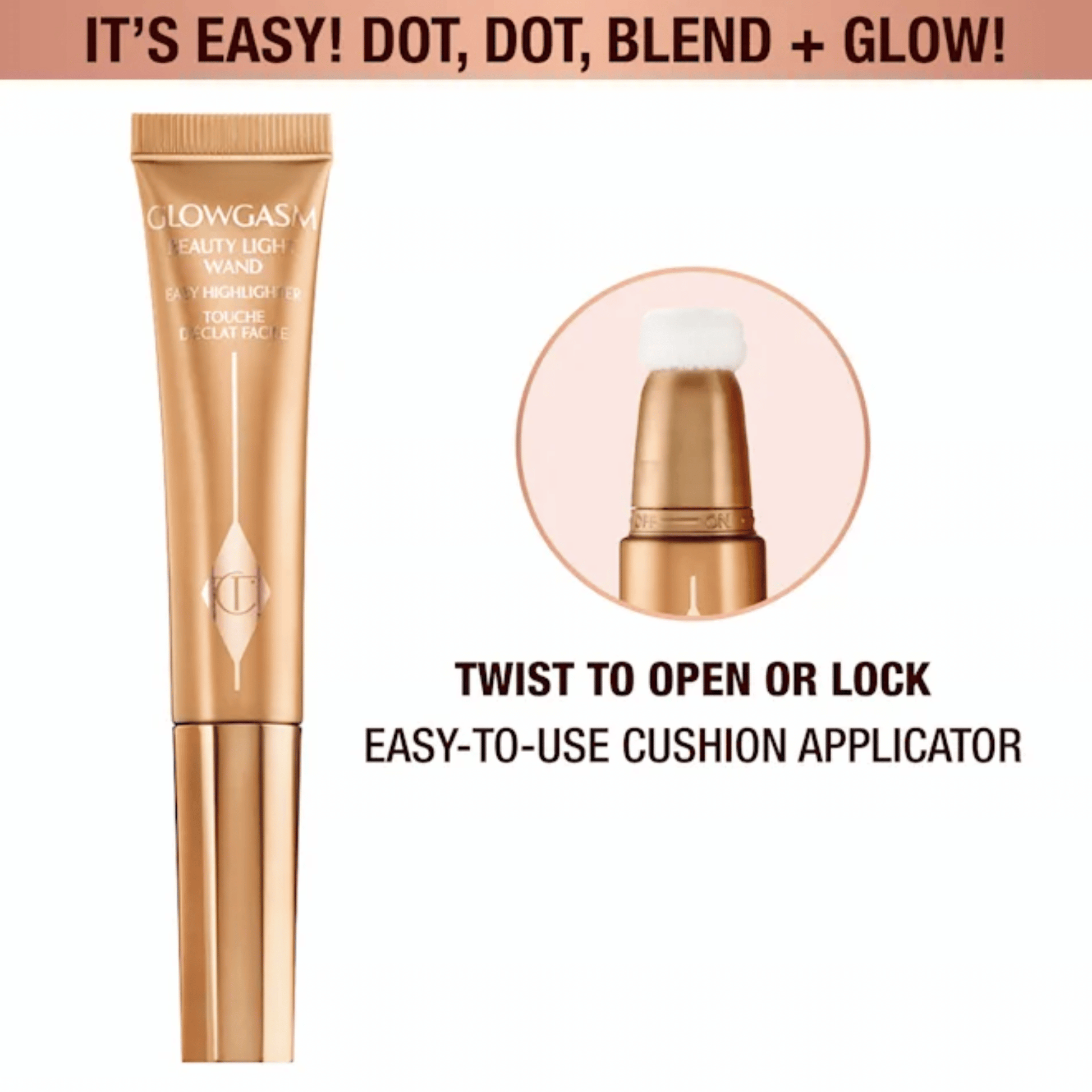 Charlotte Tilbury Highlighter - Illuminate Your Complexion with this Easy-to-Use Wand, Ideal for Pakistani Beauty Lovers