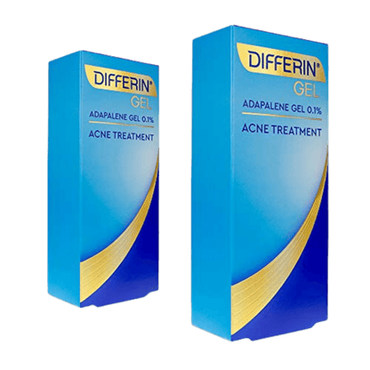 Differin Gel Adapalene Gel 0.1% Acne Treatment (45 g)