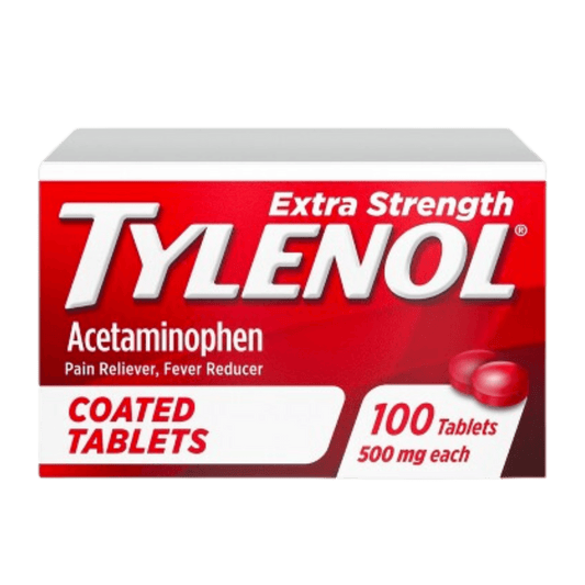 Buy Tylenol Extra Strength Coated Tablets with Acetaminophen 100Ct In Pakistan