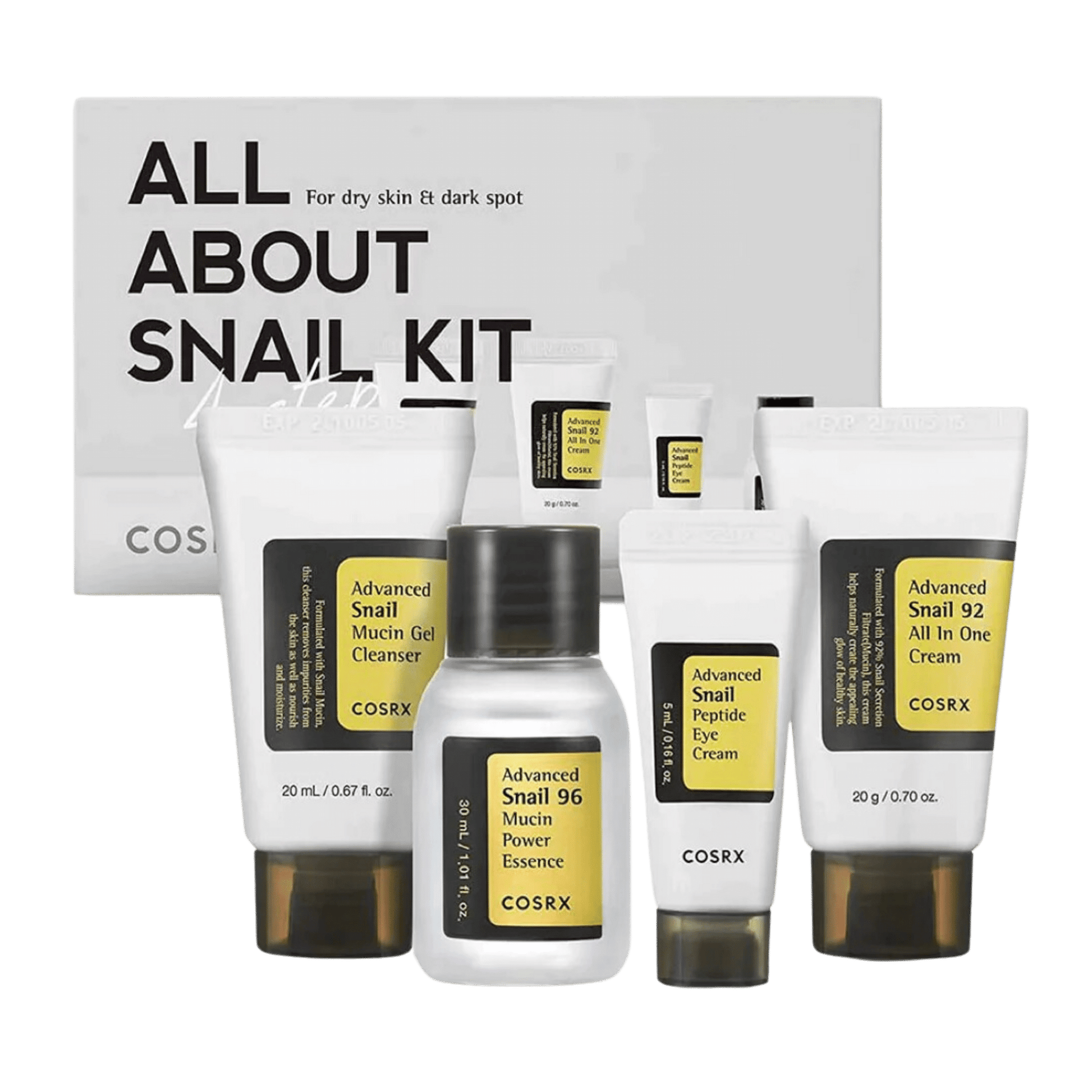 Get your COSRX - All About Snail Kit - 1set From Skinstash In Pakistan