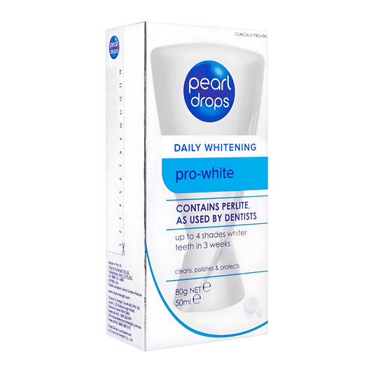 Pearl Drops Daily Whitening Pro-White Toothpaste, (50ml)