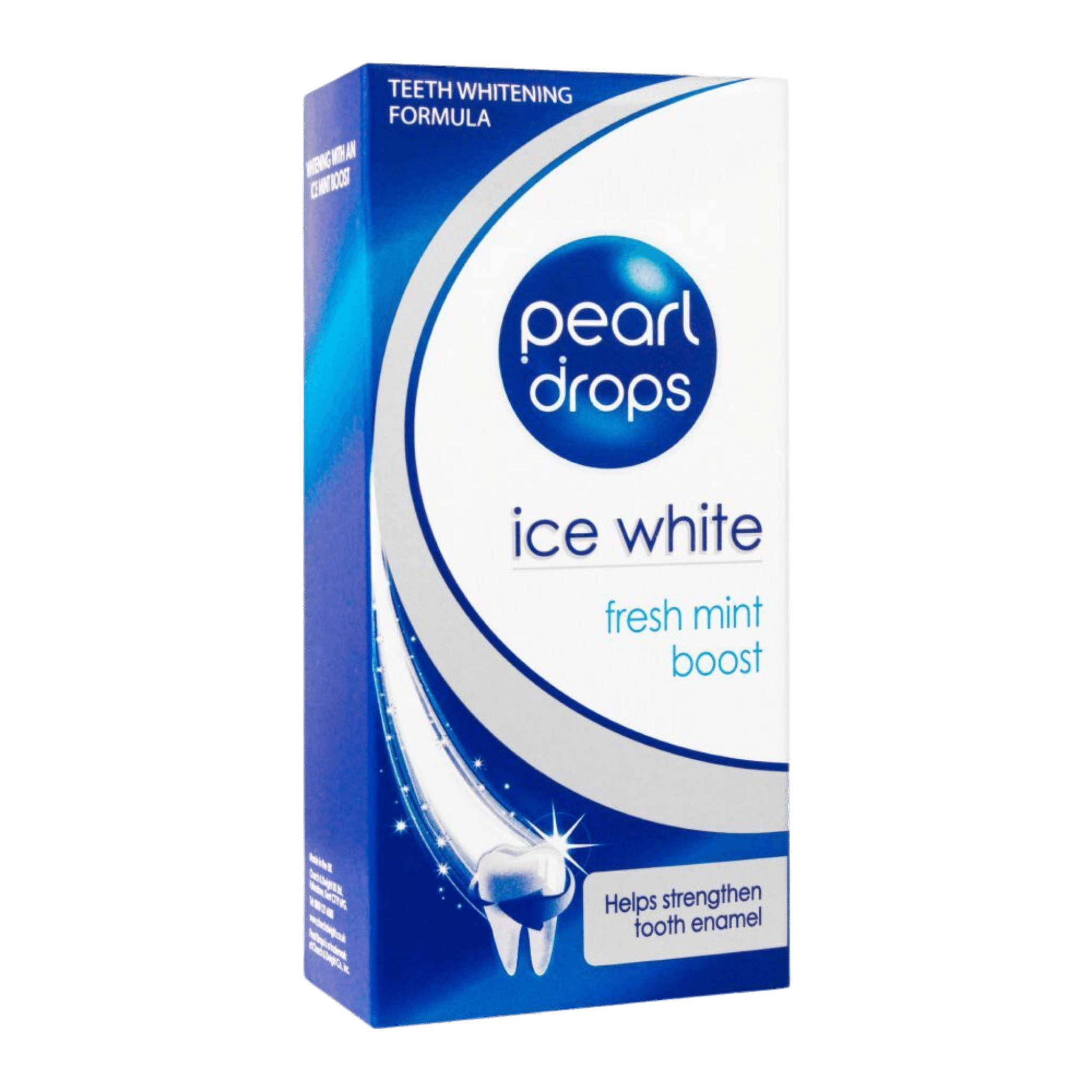 Pearl Drops Ice White Fresh Mint Boost Toothpaste, (50ml) – SkinStash