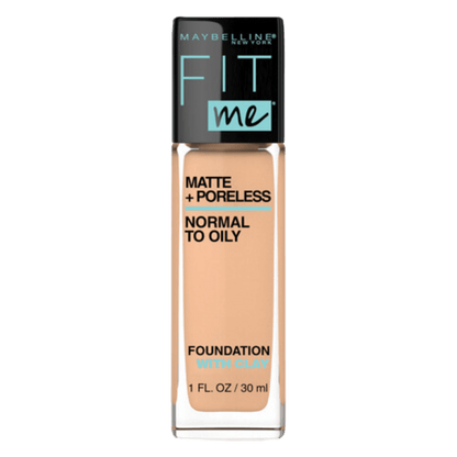 Maybelline Fit Me Matte + Poreless Liquid Oil-Free Foundation In Pakistan!