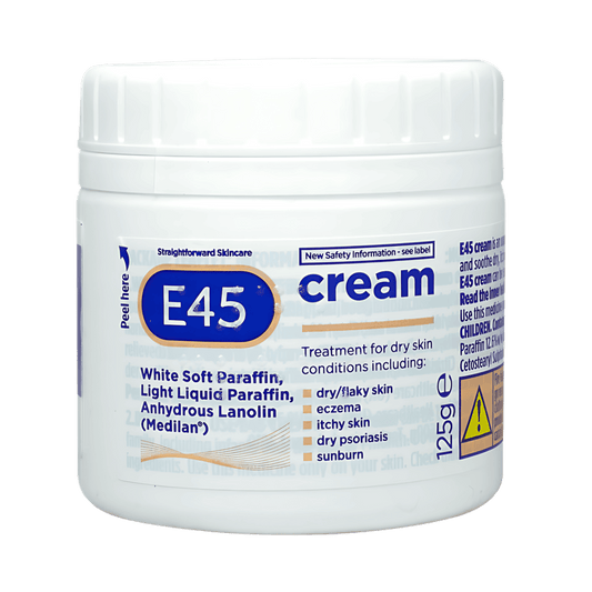 E45 Dermatological Cream Treatment for Dry Skin (125g)