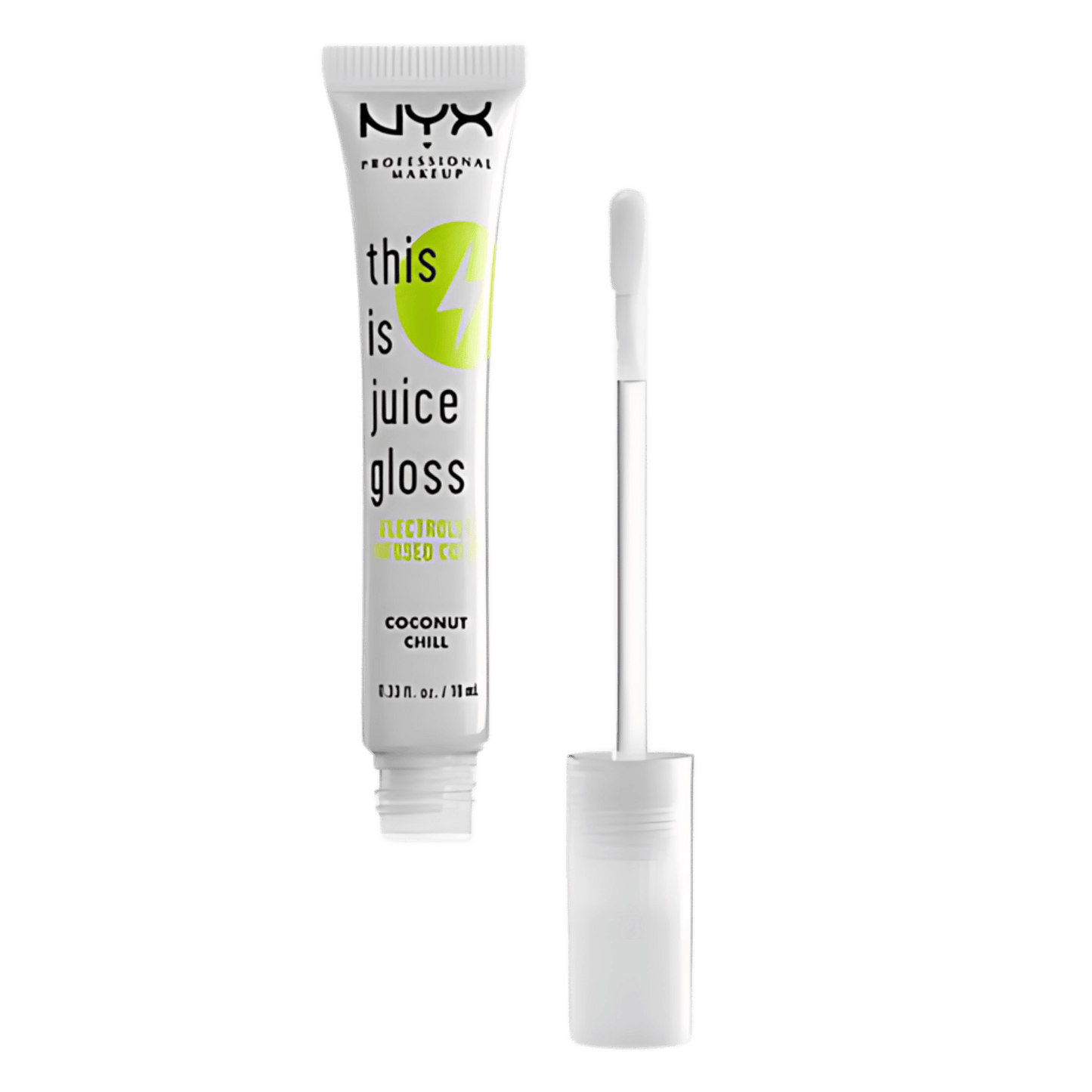 NYX This Is Juice Electrolyte Infused Scented Lip Gloss - Coconut Chill (10ml)