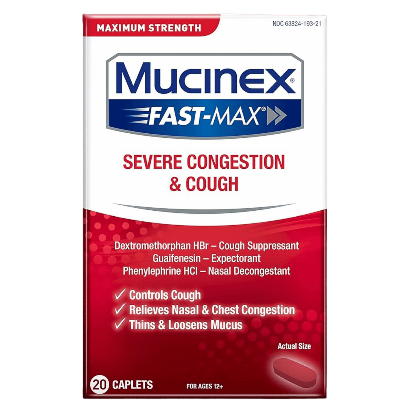 Buy Mucinex Fast-Max Severe Congestion & Cough Medicine Online In Pakistan!