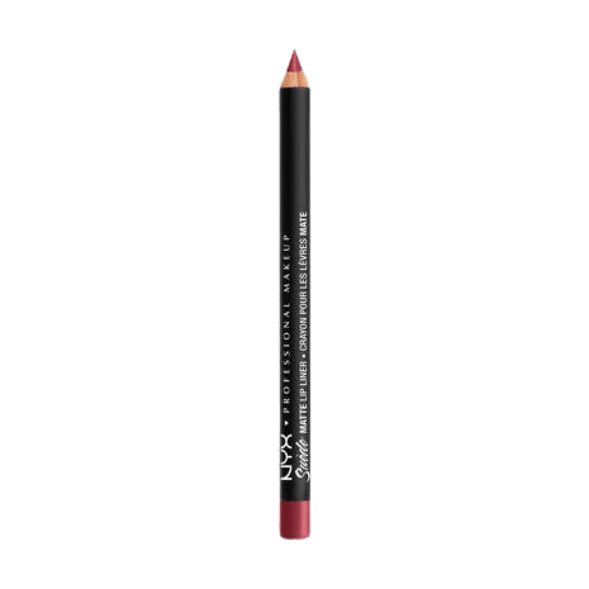 NYX Professional Makeup Suede Matte Lip Liner Pencil (1.0g) - Matte, Long-Wearing (Pakistan)