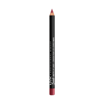 NYX Professional Makeup Suede Matte Lip Liner Pencil (1.0g) - Matte, Long-Wearing (Pakistan)