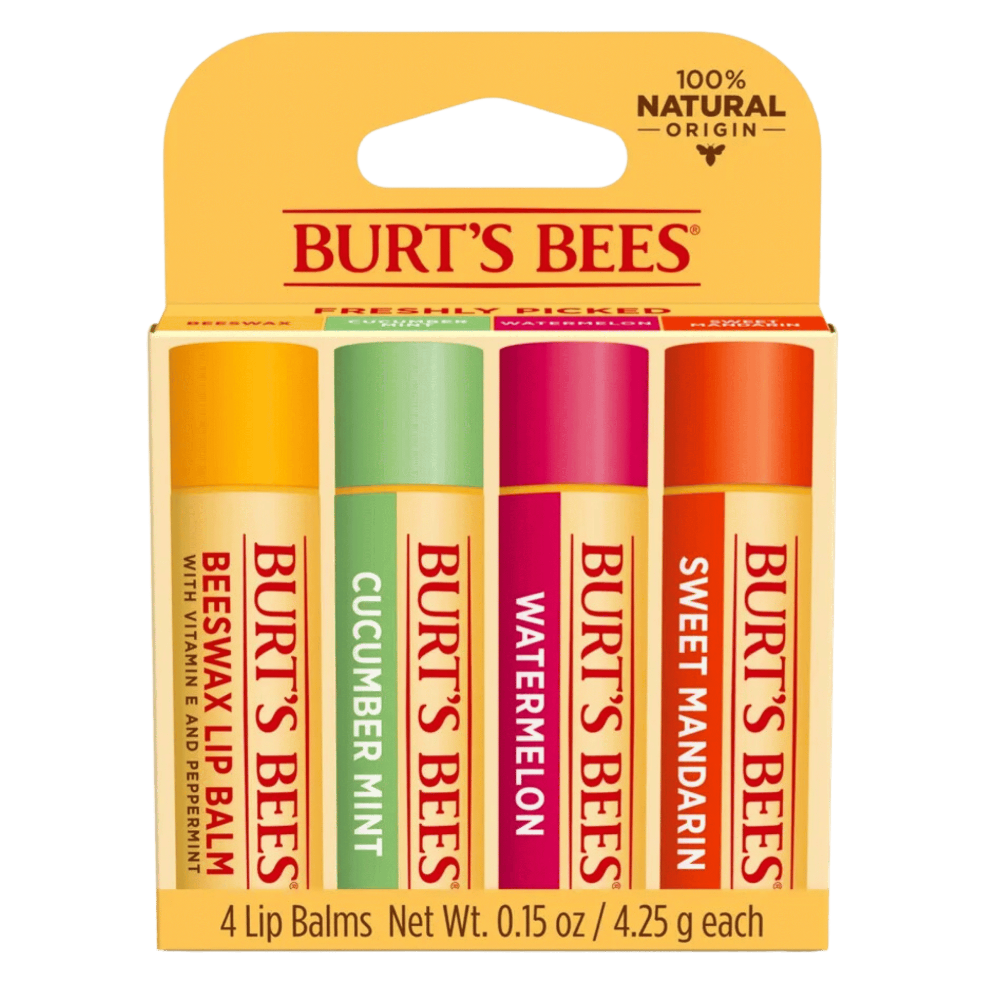 Lip Balm 4-Pack 
Natural Lip Balms 
Burt's Bees Lip Care, Pakistan