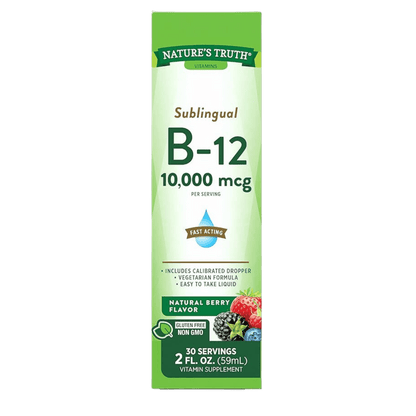 Nature's Truth Sublingual B12 (59 ml) - Energy Boosting Supplement (Pakistan)